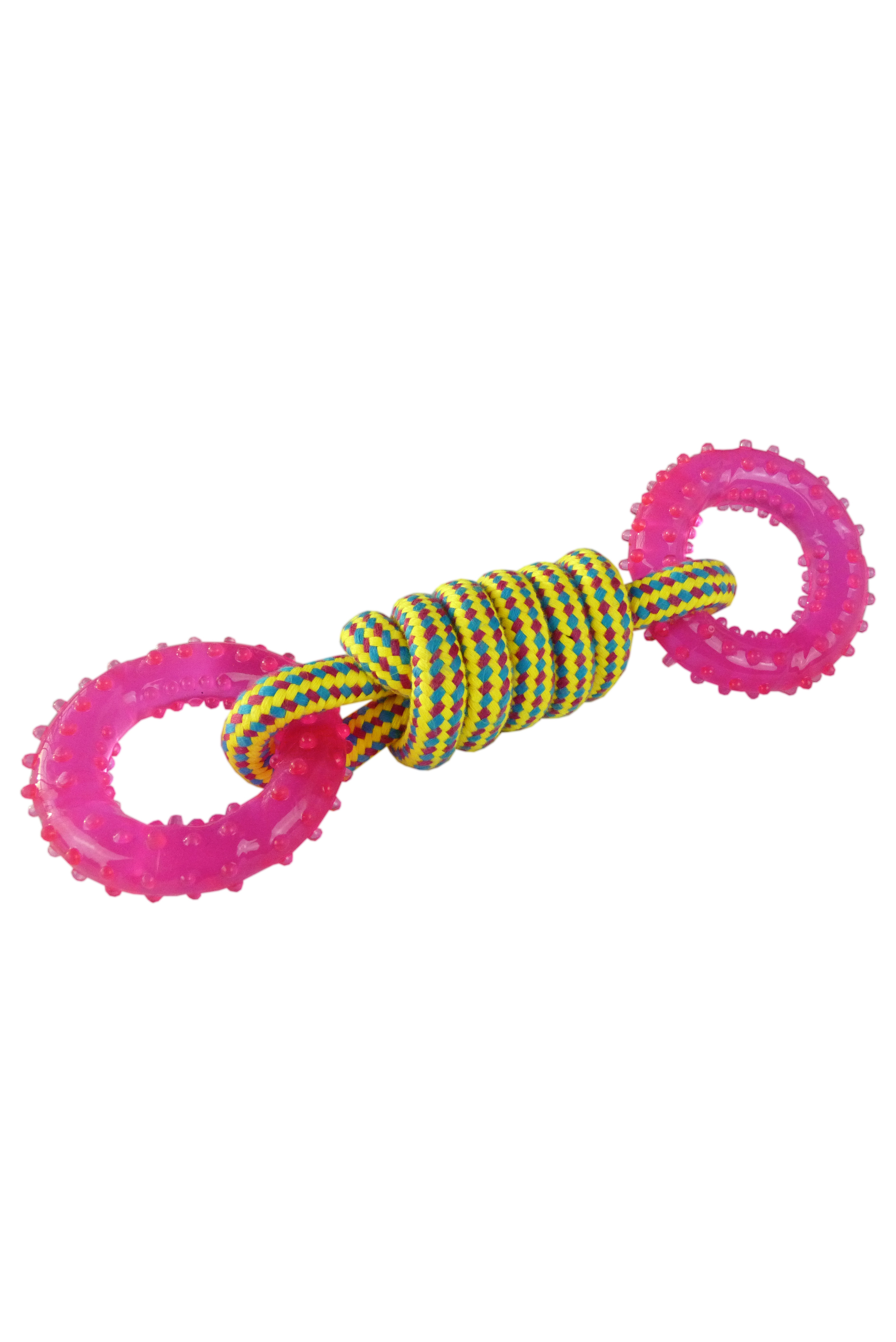 jouet corde anneaux TPR pour chien