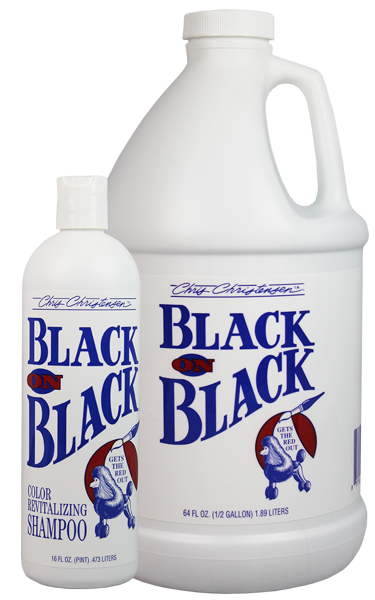 shampoing poils noir Chris Christensen black on black