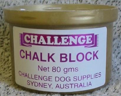 challenge chalk bloc pour chien
