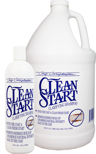 shampoing Chris Christensen Clean Start pour chien et chat